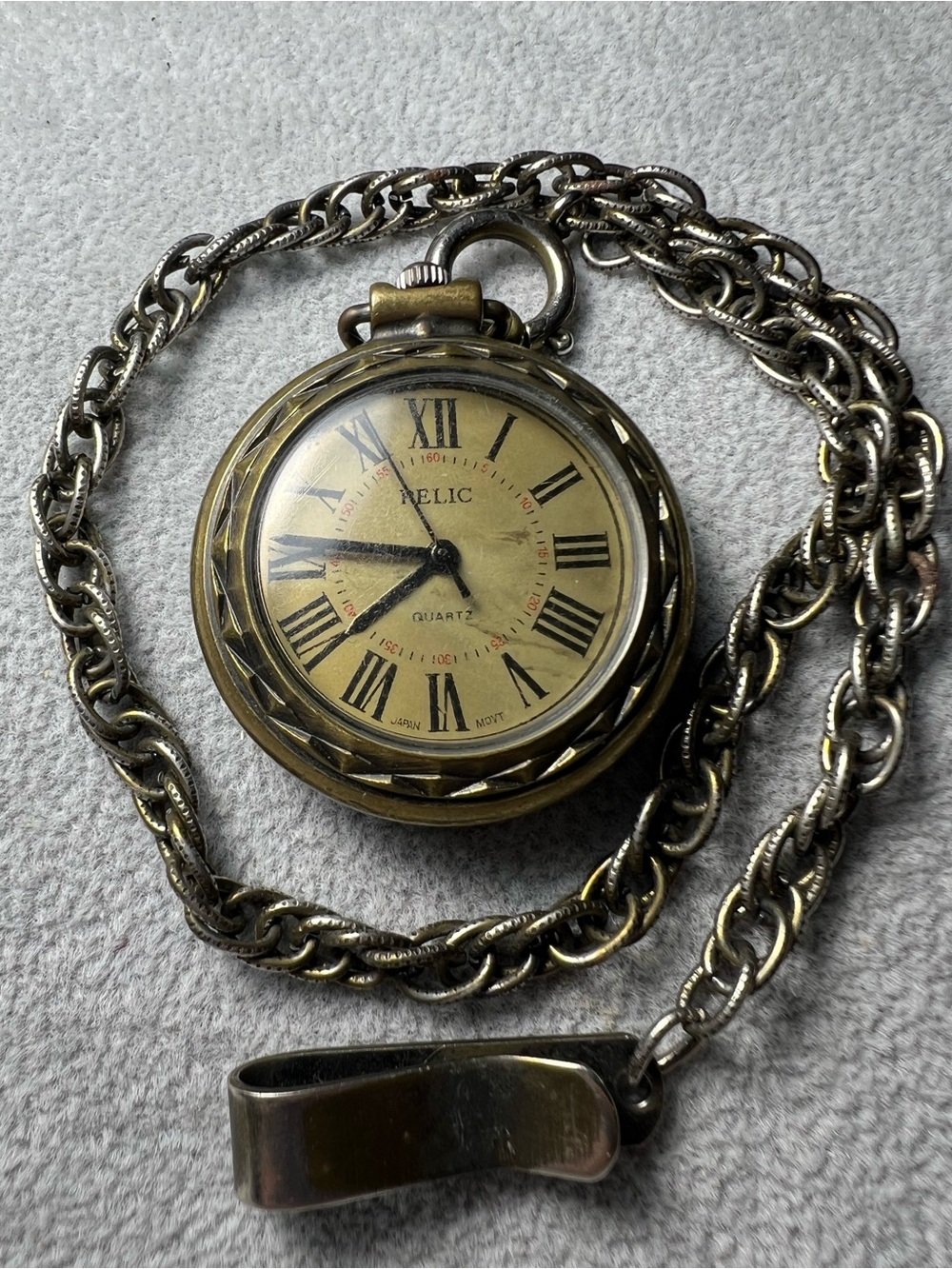 90s Relic Pocket Watch Vintage